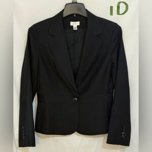 LOFT Classic Black Suit Jacket